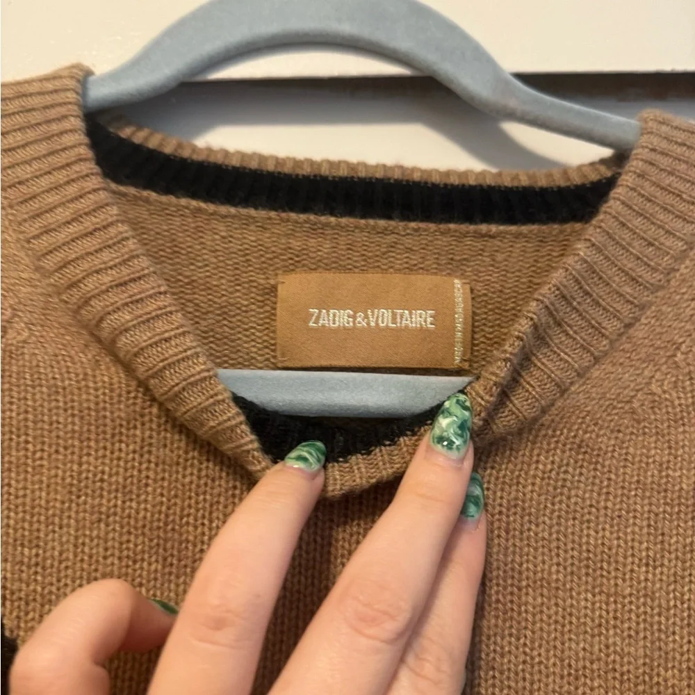 Zadig and Voltaire Markus Flash cashmere sweater - Picture 2 of 6